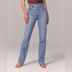 Abercrombie & Fitch Light Blue Straight Leg Jeans
